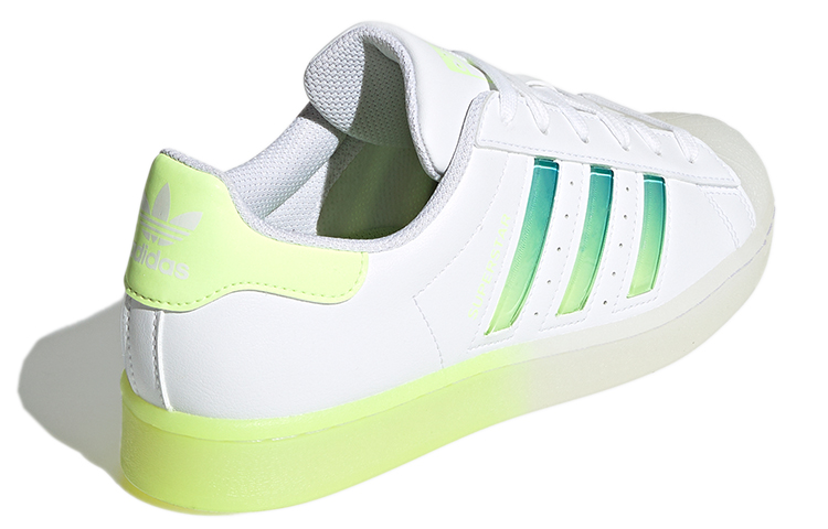 (W) adidas originals Superstar 'White Yellow Green' 圖 4