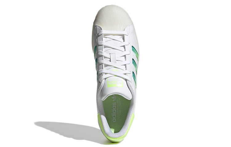 (W) adidas originals Superstar 'White Yellow Green' 圖 5