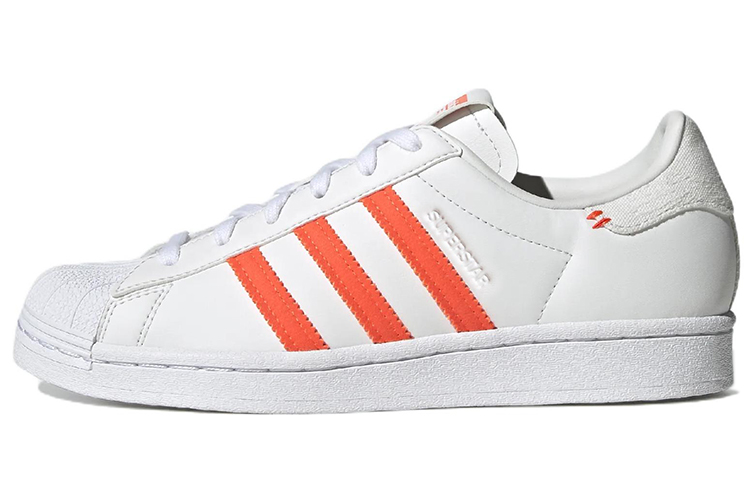 (Women) adidas Superstar 'Crystal White Solar Red' GZ3451