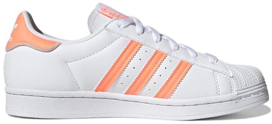 (W) adidas Originals Superstar Zapatos 'Naranja Fluorescente' GX1834 Order (W) adidas Originals Superstar Zapatos 'Naranja Fluorescente' GX1834