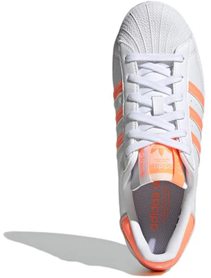 (W) adidas Originals Superstar Zapatos 'Naranja Fluorescente' GX1834 Purchase (W) adidas Originals Superstar Zapatos 'Naranja Fluorescente' GX1834