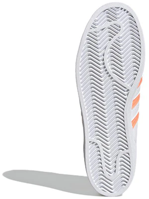 (W) adidas Originals Superstar Zapatos 'Naranja Fluorescente' GX1834 Details for (W) adidas Originals Superstar Zapatos 'Naranja Fluorescente' GX1834
