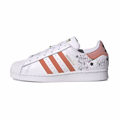 (W) adidas originals Superstar Golden 'White Orange'