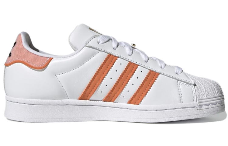 (W) adidas originals Superstar Golden 'White Orange' 圖 2