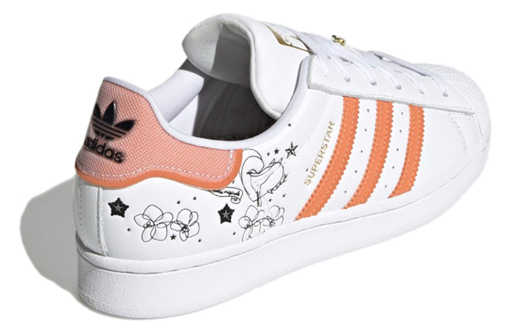 (W) adidas originals Superstar Golden 'White Orange' 圖 4