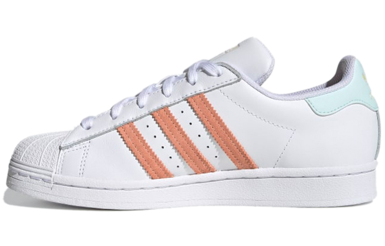 (W) adidas Originals Superstar 'White Pink Blue'