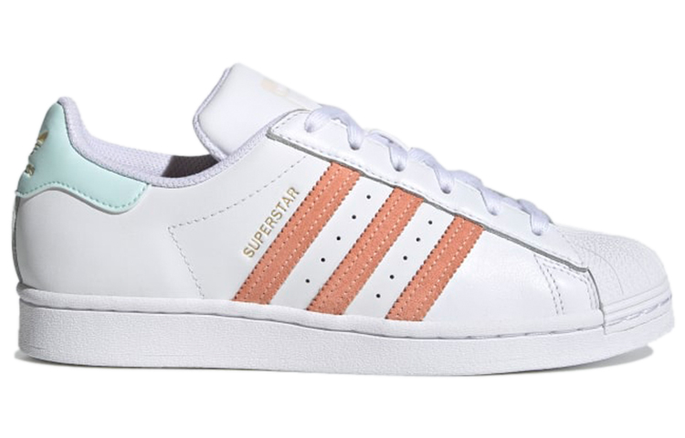 (W) adidas Originals Superstar 'White Pink Blue' 圖 2