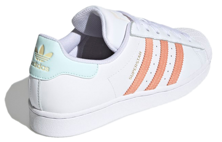(W) adidas Originals Superstar 'White Pink Blue' 圖 4