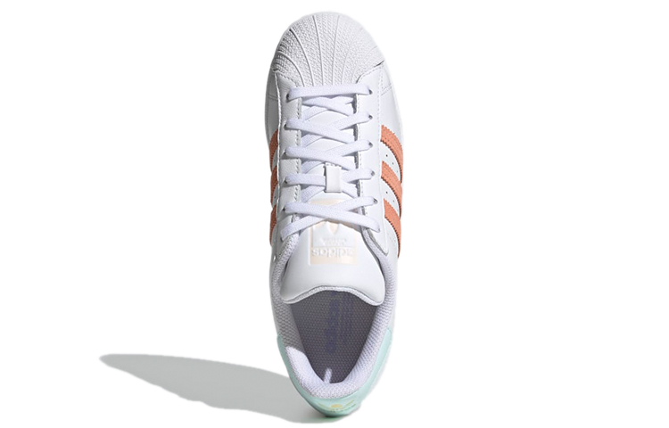 (W) adidas Originals Superstar 'White Pink Blue' 圖 5