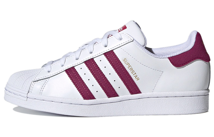 (W) adidas originals Superstar 'White Red Gold'