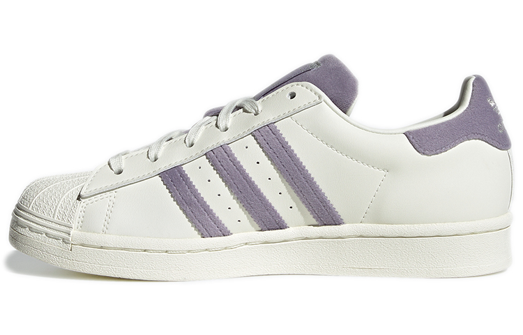 (Women) adidas originals Superstar SneakersShoes 'White Purple' GZ3389