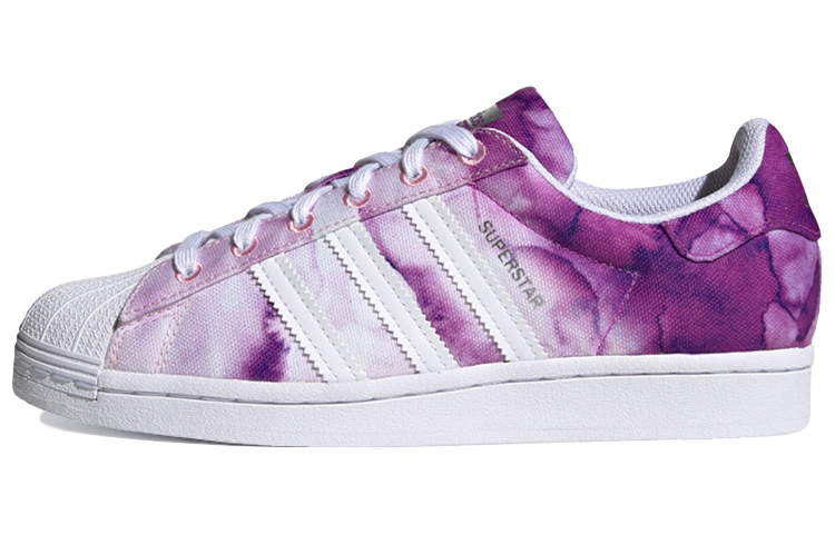 (W) adidas originals Superstar 'White Purple Gray'