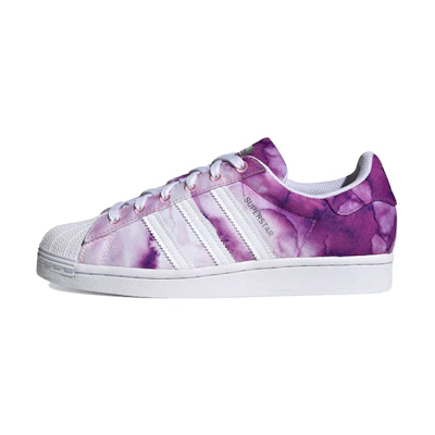 (W) adidas originals Superstar 'White Purple Gray'