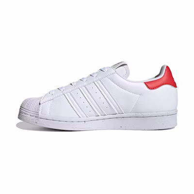 (W) adidas originals Superstar 'White Red'