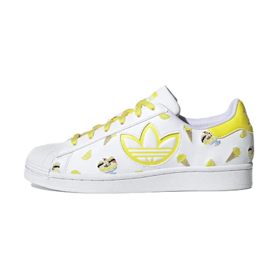 (W) adidas Originals Superstar 'White Yellow'