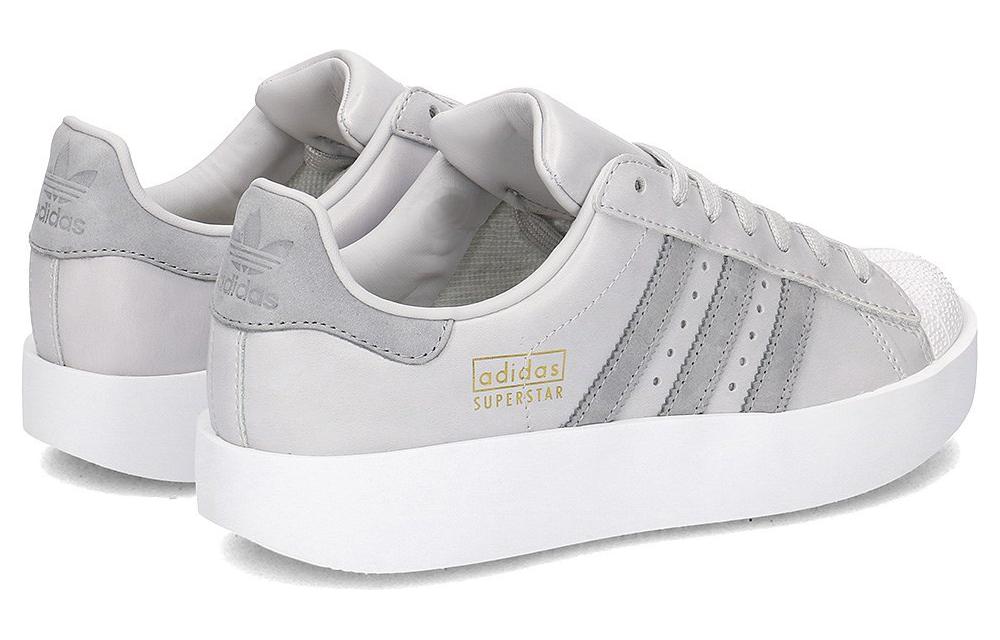 (W) adidas originals Superstar Bold 'Medium Grey' 圖 4