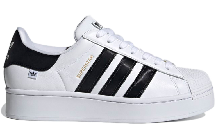(W) adidas originals Superstar Bold 'White Black' 圖 2