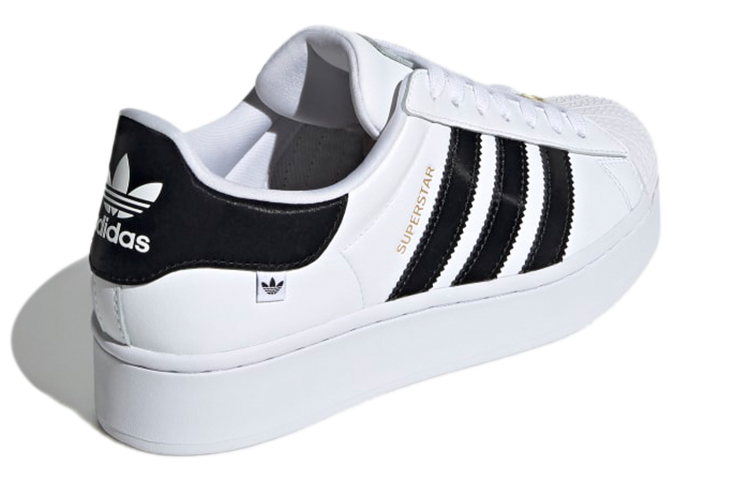 (W) adidas originals Superstar Bold 'White Black' 圖 4