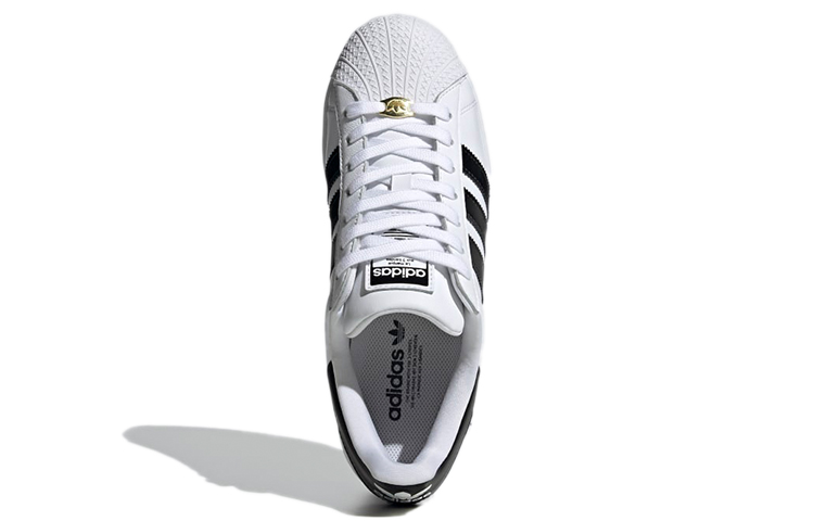(W) adidas originals Superstar Bold 'White Black' 圖 5