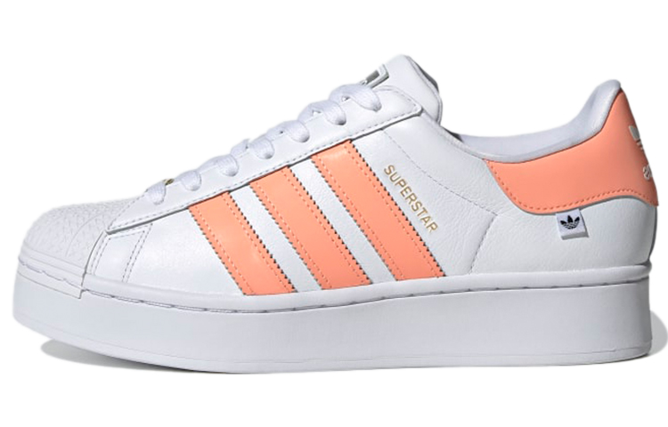 (W) adidas originals Superstar Bold 'White Chalk Coral'