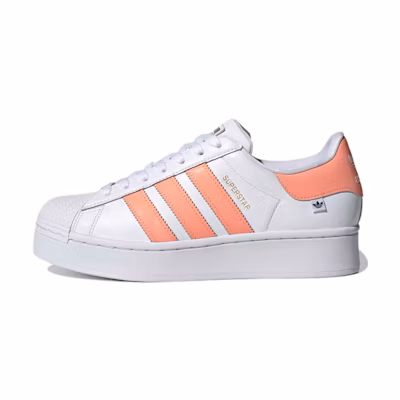 (W) adidas originals Superstar Bold 'White Chalk Coral'