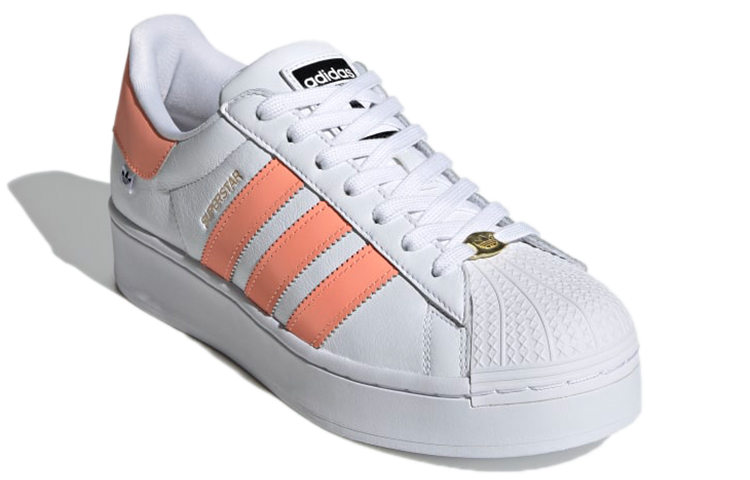 (W) adidas originals Superstar Bold 'White Chalk Coral' 圖 3