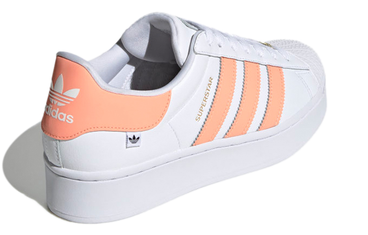 (W) adidas originals Superstar Bold 'White Chalk Coral' 圖 4