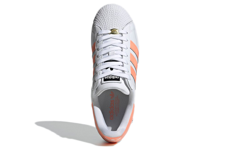 (W) adidas originals Superstar Bold 'White Chalk Coral' 圖 5