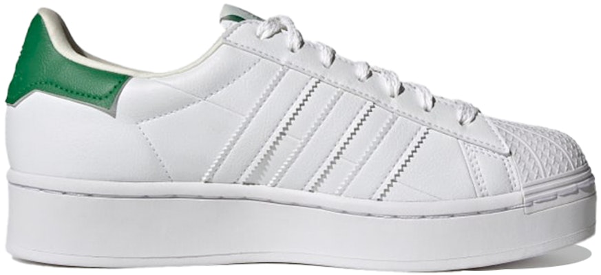 (Women) adidas originals Superstar Bold Shoes /Green 'White' FY5481 Order (Women) adidas originals Superstar Bold Shoes /Green 'White' FY5481