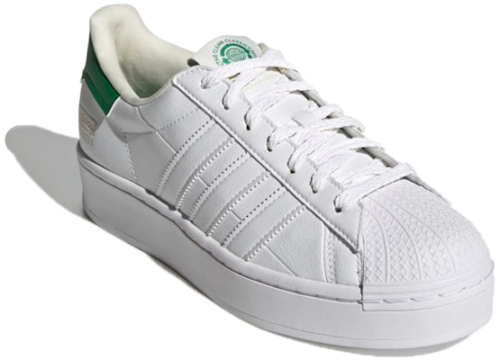 (Women) adidas originals Superstar Bold Shoes /Green 'White' FY5481 Lookbook (Women) adidas originals Superstar Bold Shoes /Green 'White' FY5481