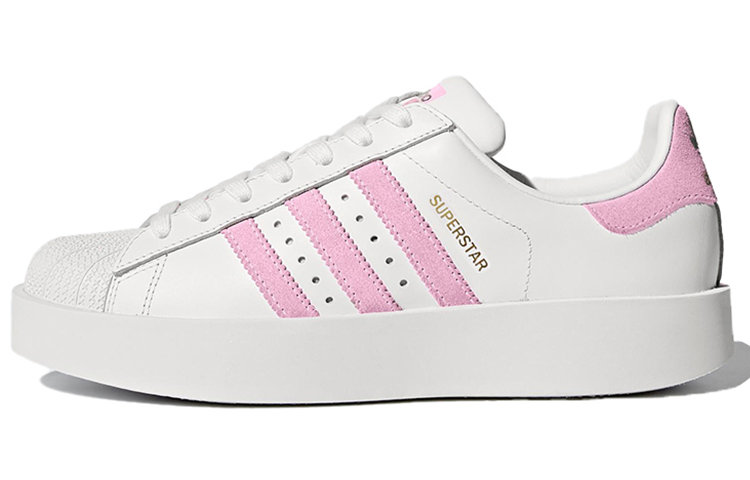 Buy (W) 아디다스 오리지널 슈퍼스타 볼드 '화이트 핑크' BY9076