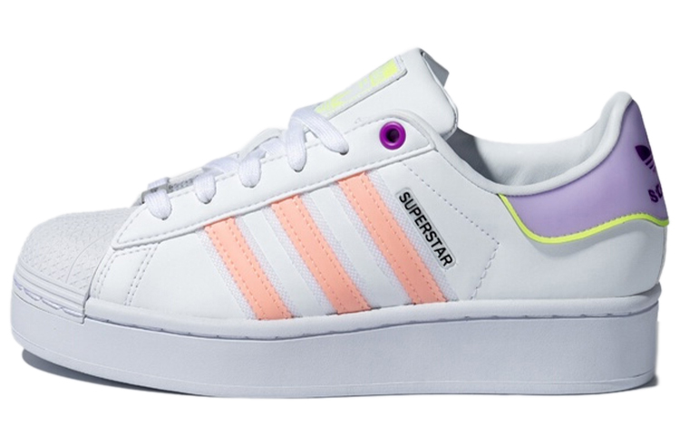 (Women) adidas originals Superstar Bold 'White Pink Purple' FZ3651