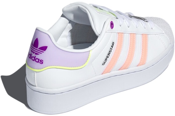 (Women) adidas originals Superstar Bold 'White Pink Purple' FZ3651 Shop (Women) adidas originals Superstar Bold 'White Pink Purple' FZ3651