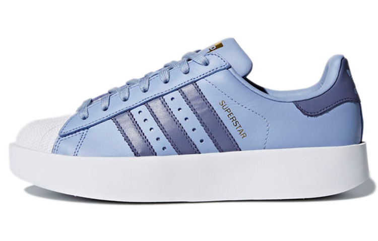 (Women) adidas Originals Superstar Bold Platform 'Blue and White' CQ2825