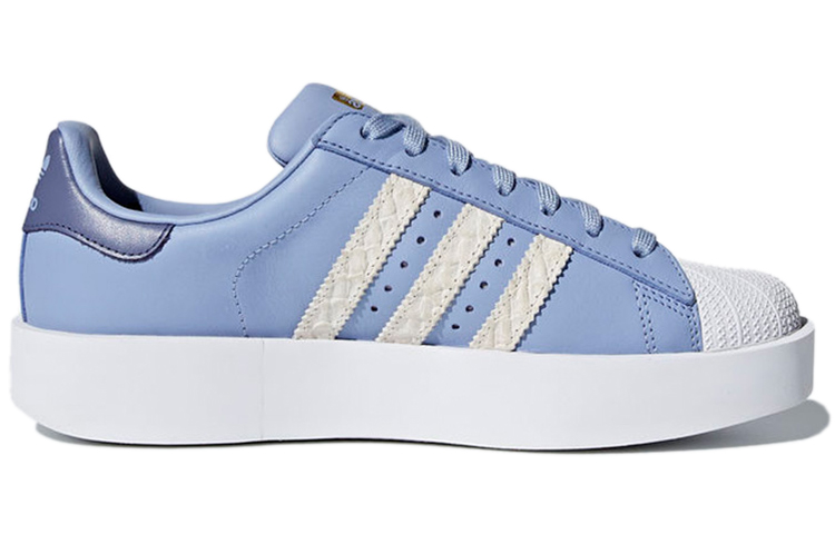 (W) adidas Originals Superstar Bold Platform 'Blue and White' 圖 2