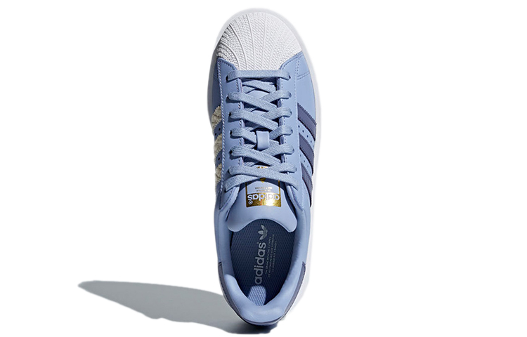 (W) adidas Originals Superstar Bold Platform 'Blue and White' 圖 5