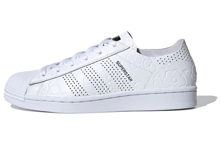 (Women) adidas originals Superstar Floral 'White' FW3555