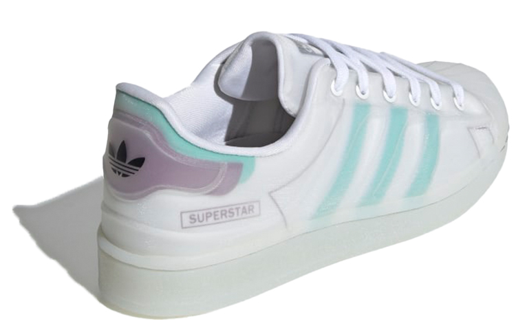 Shop (W) adidas Originals Superstar Futureshell Zapatillas Blanco/Azul FY7356