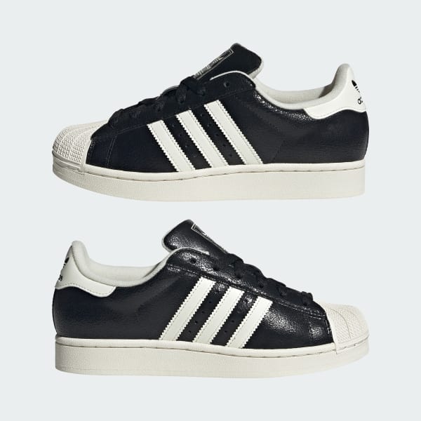 Sizing (W) Adidas Originals Superstar II 黑白休閒鞋 Core Black/Off White/Core Black JS4014