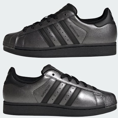 (Women) Adidas Originals Superstar II Sneakers Core Black/Core Black/Iron Metallic IH1598 Cheap (Women) Adidas Originals Superstar II Sneakers Core Black/Core Black/Iron Metallic IH1598
