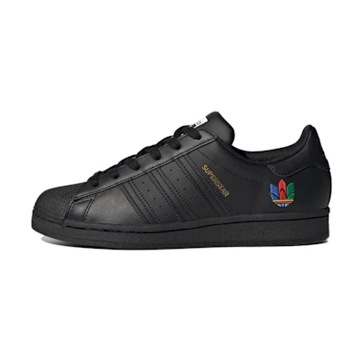 (W) adidas originals Superstar 'Black Red Blue'