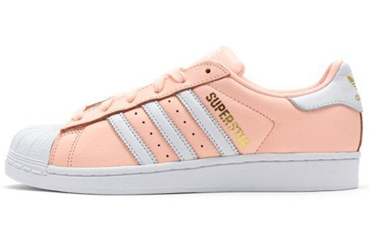 (W) adidas originals Superstar Pink/ 'White'