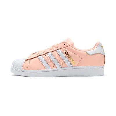 (W) adidas originals Superstar Pink/ 'White'