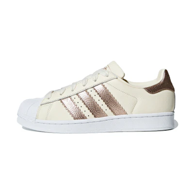 (W) adidas originals Superstar Golden 'White Copper'