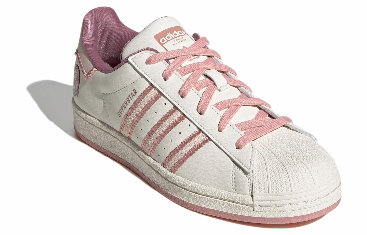 (Women) adidas Originals Superstar Shoes 'Cream White Pink' IE5528