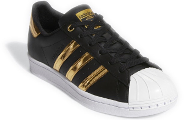 (Women) adidas originals Superstar Metal Toe 'Black Gold' FV3329 Order (Women) adidas originals Superstar Metal Toe 'Black Gold' FV3329