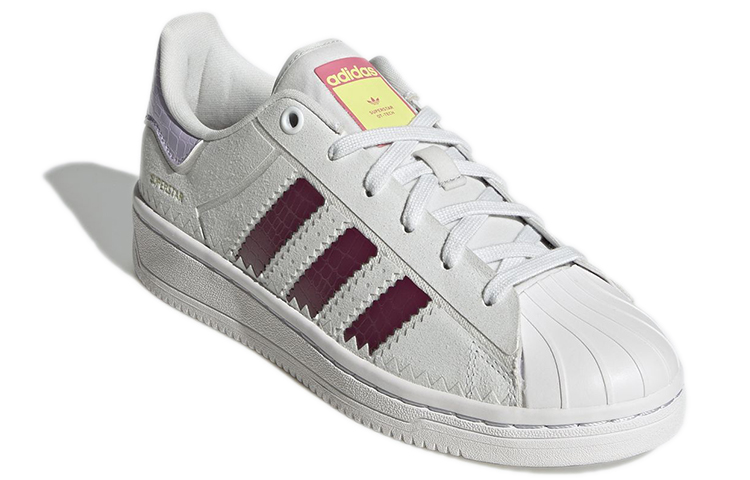 Lookbook adidas originals Superstar Ot Tech 舒適休閒 防滑耐磨 低筒 板鞋 女款 白紅