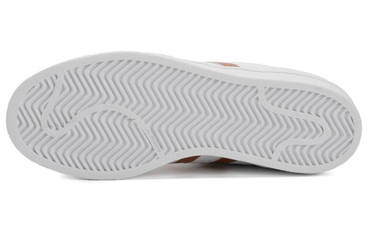 (W) adidas originals Superstar Shoes Golden/White 圖 4