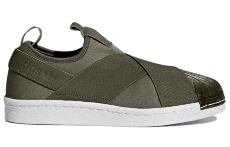 (W) adidas Originals Superstar Slip-On 'Green' 圖 2