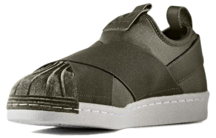 (W) adidas Originals Superstar Slip-On 'Green' 圖 3